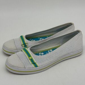 Keds Shoes Womens 5 White Relaxed‎ Fit Slip On Low Top Sneakers Flat Casual NEW